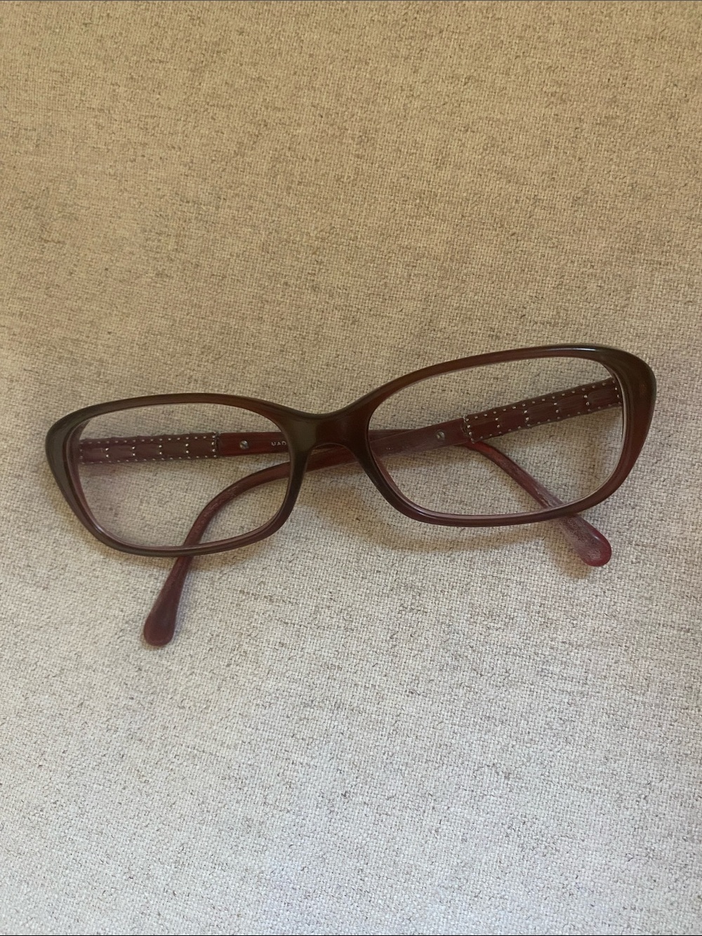 vintage Chanel cat-eye eyeglasses
